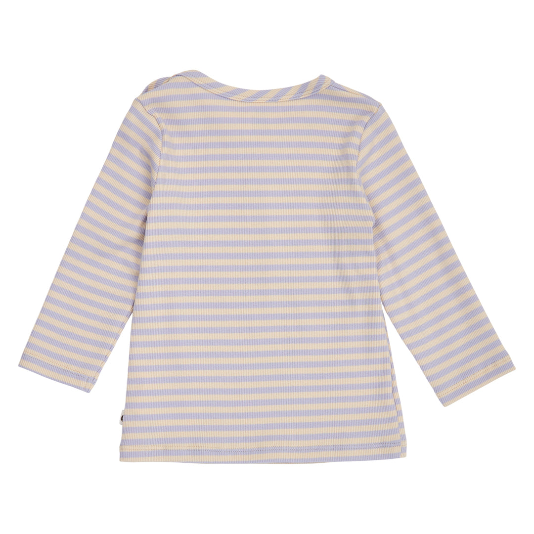 müsli STRIP rib bluse Langærmet bluse Oak/ Mauve 690000345