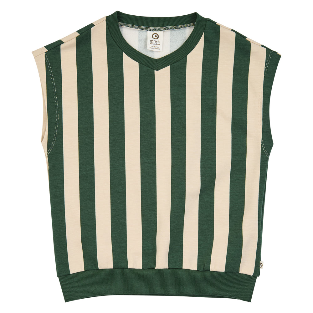 müsli STRIP sweat vest Langærmet bluse Oak/ Forest green 690000335