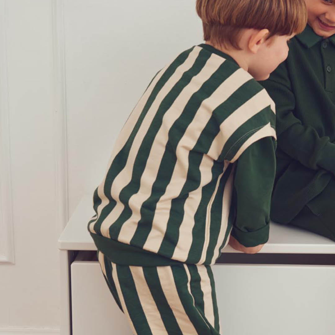 müsli STRIP sweat vest Langærmet bluse Oak/ Forest green 690000335