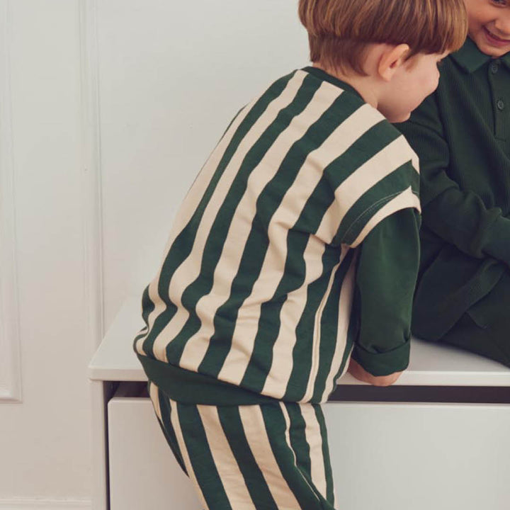 müsli STRIP sweat vest Langærmet bluse Oak/ Forest green 690000335