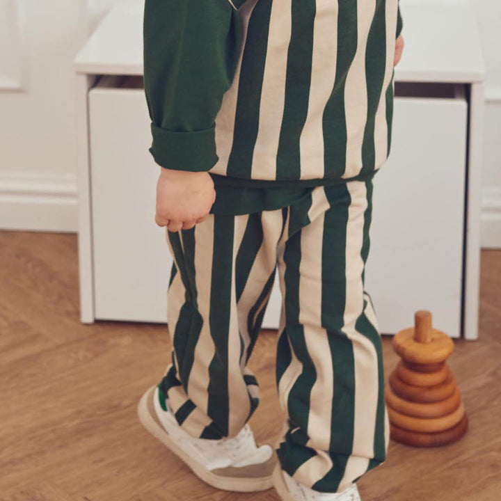 müsli STRIP sweatbukser Bukser Oak/ Forest green 690000335
