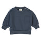 müsli SWEAT trøje med brystlomme Langærmet bluse Night blue 019402301