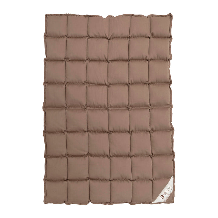 müsli Satinvævet kapok dyne - JUNIOR 100x140 cm Sengetøj Walnut 017080802