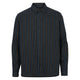 Conservandum Skjorte i stribet væv T-shirt Night blue 019402301