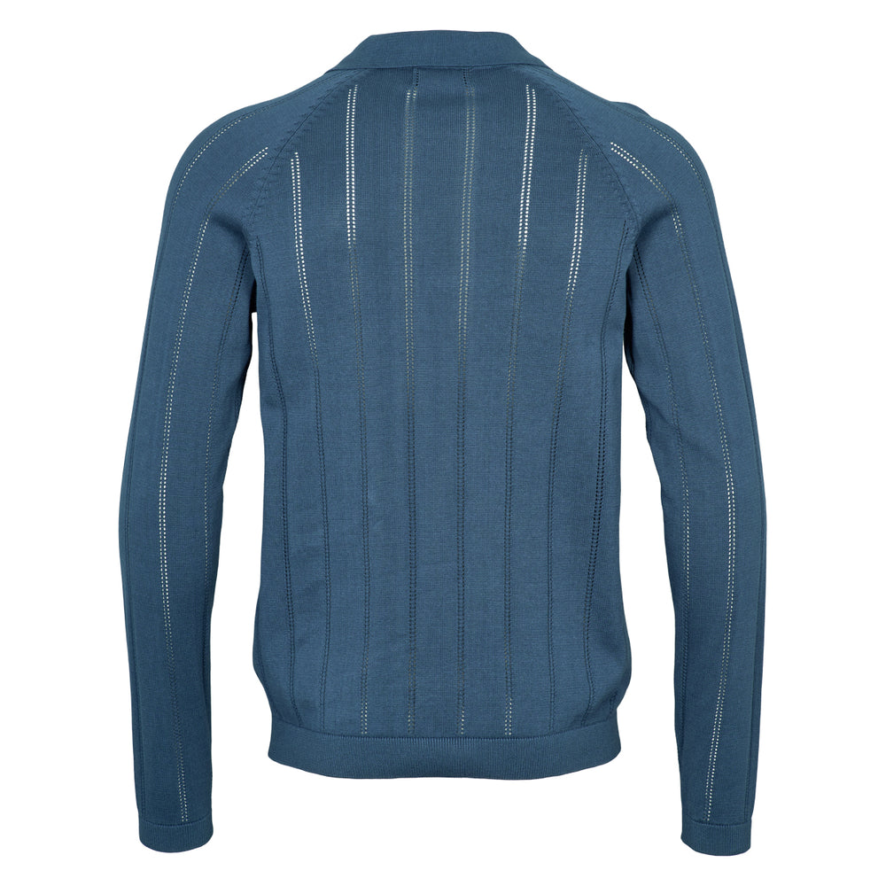 Conservandum Strikket polo bluse Sweatshirt Navy 019403101