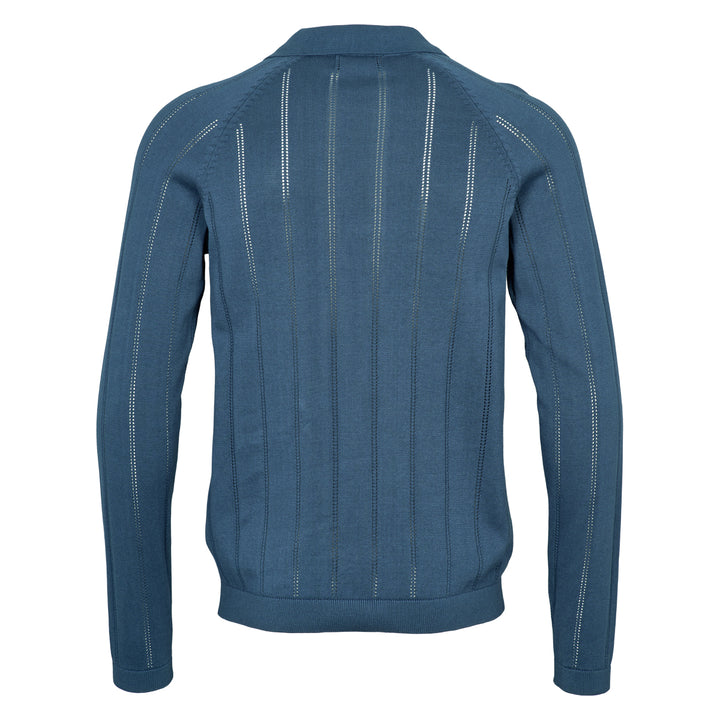Conservandum Strikket polo bluse Sweatshirt Navy 019403101