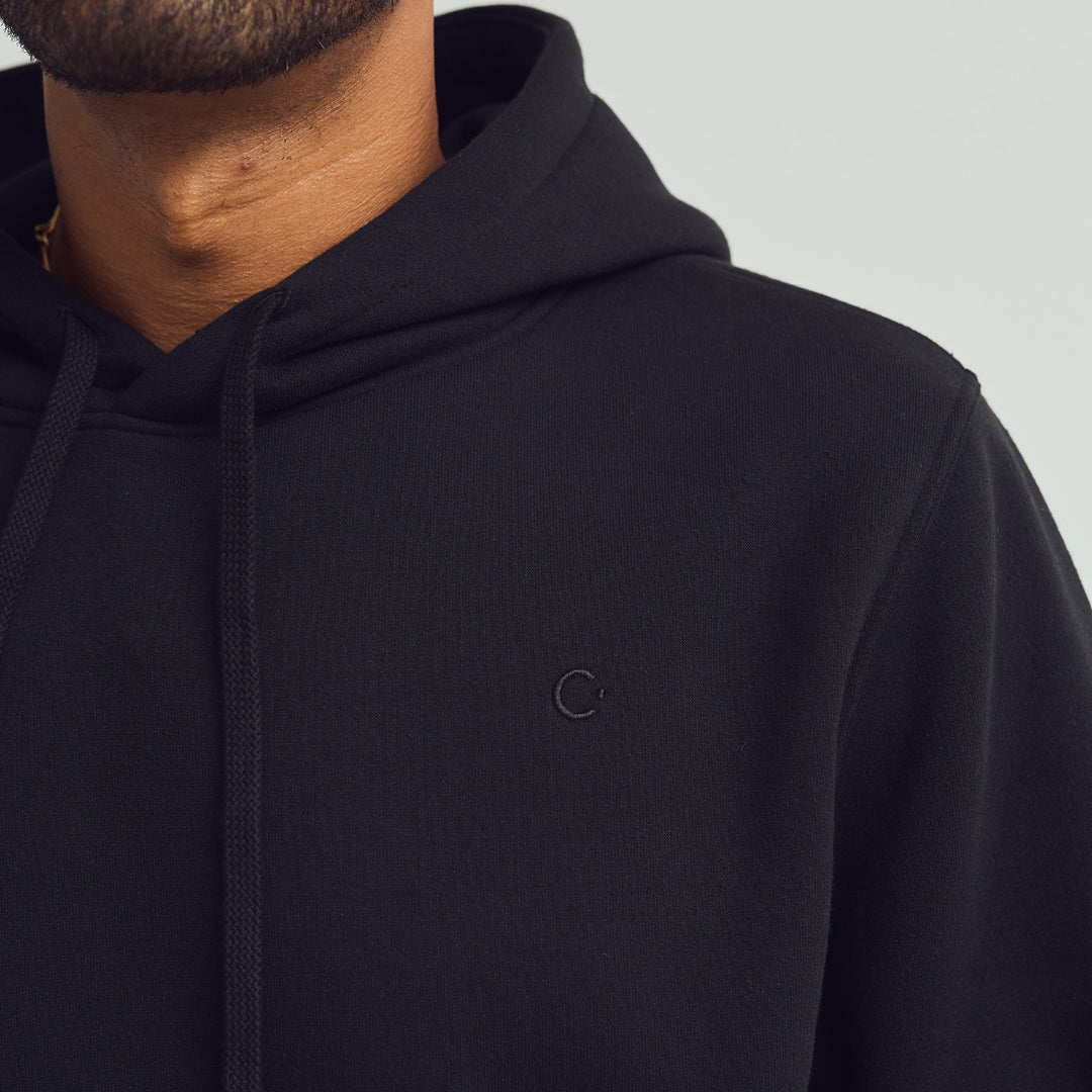 Conservandum Sweat hoodie Langærmet bluse Black 019400706