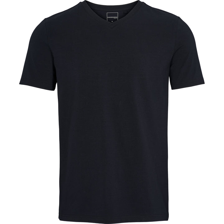 Conservandum T-shirt med V-hals T-shirt Black 019400706