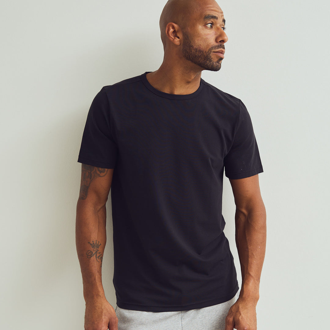 Conservandum T-shirt med rund hals T-shirt Black 019400706