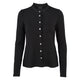 Conservandum TENCEL flæsekrave bluse T-shirt Black 019400706