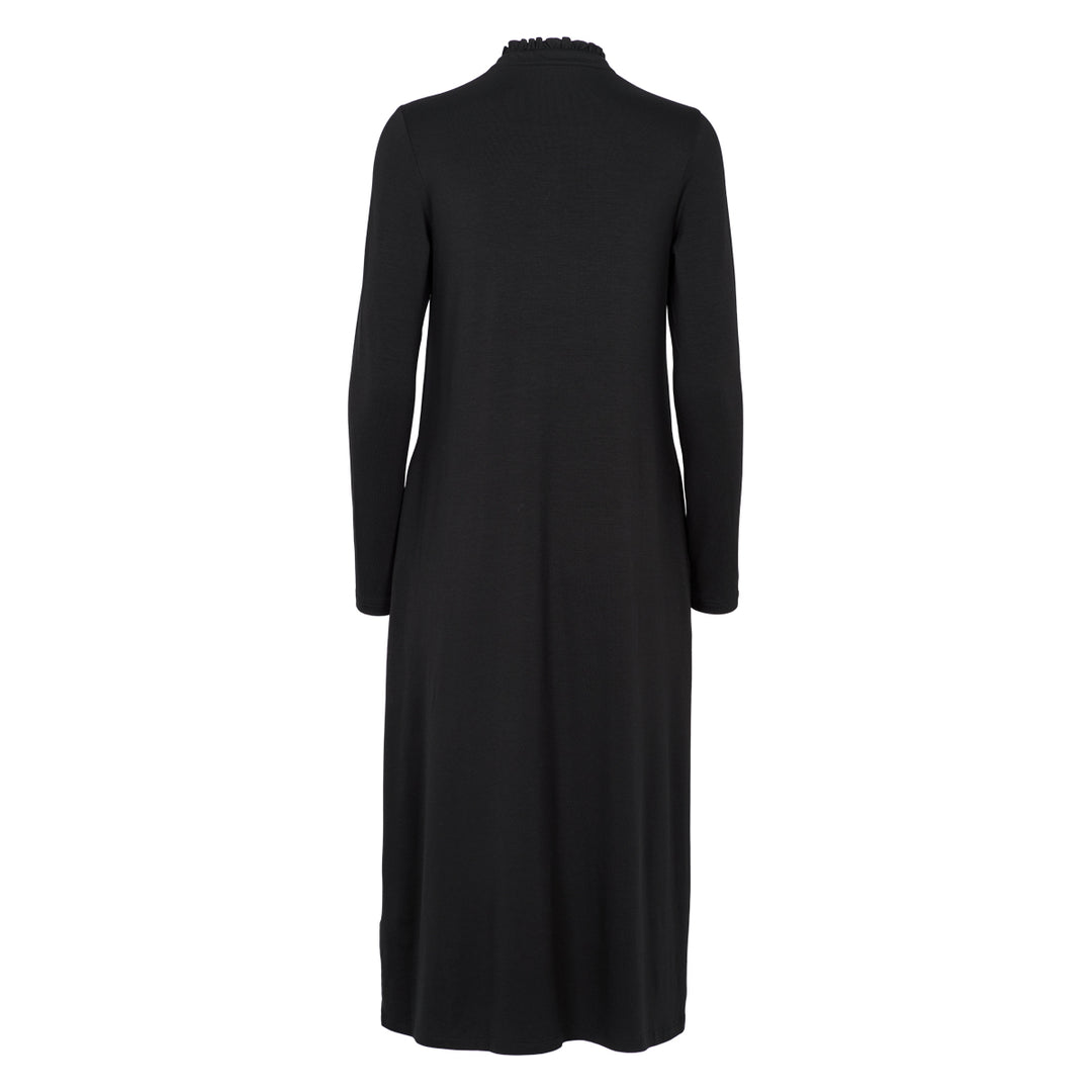 Conservandum TENCEL kjole med krave Kjoler Black 019400706