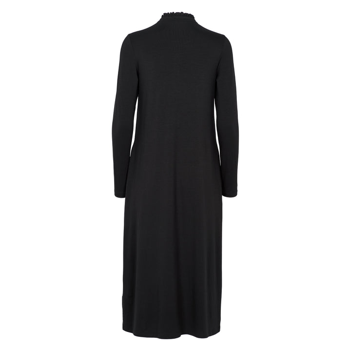 Conservandum TENCEL kjole med krave Kjoler Black 019400706