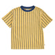 müsli TERRY STRIPE T-shirt i frotté T-shirt Hemp/ Navy 690000309