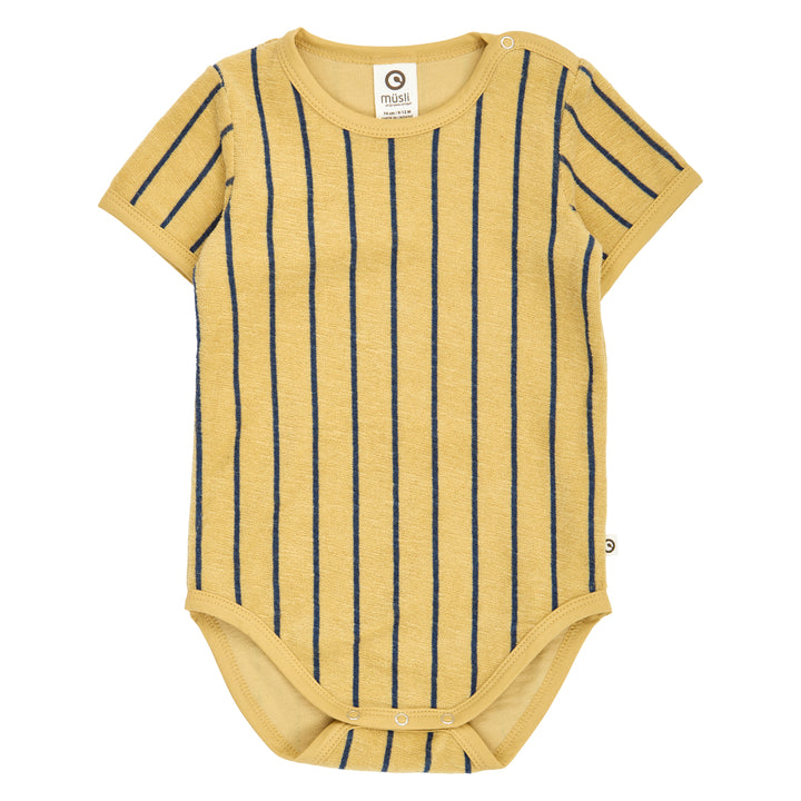 müsli TERRY STRIPE body i frotté Bodystockings Hemp/ Navy 690000309