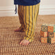 müsli TERRY STRIPE bukser i frotté Bukser Hemp/ Navy 690000309