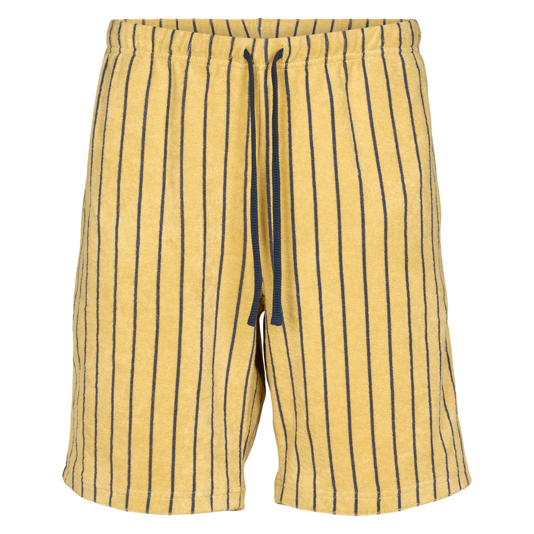 Conservandum TERRY STRIPE frotté shorts Bukser Hemp/ Navy 690000309