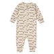müsli TRAIN printet heldragt med lynlås Bodystockings Oak/ Root/ Deep green 690000269