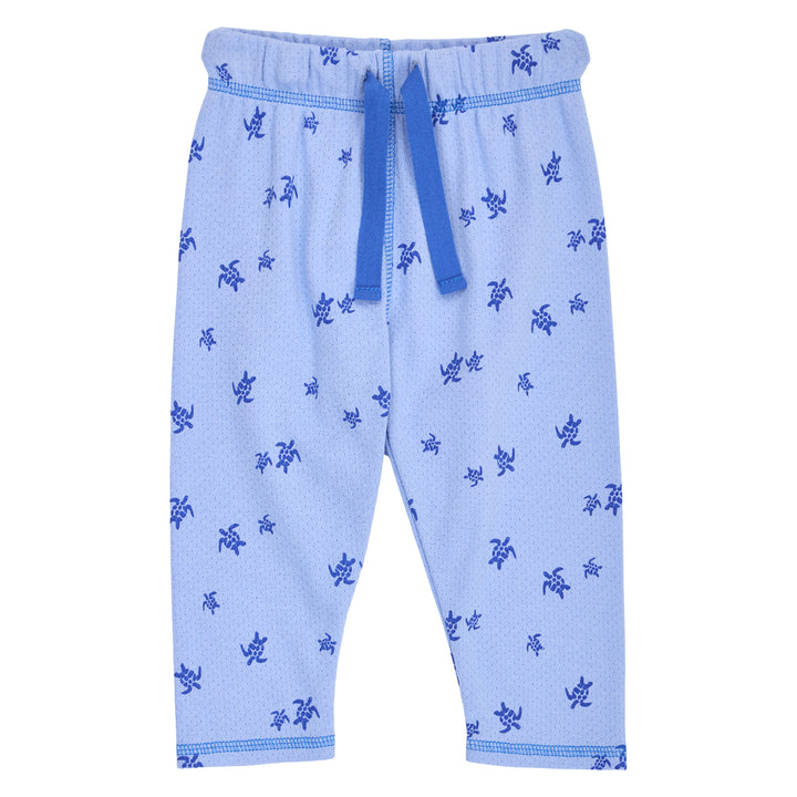 müsli TURTLE bukser med skildpadder Bukser Azure blue/ Shell blue 690000301