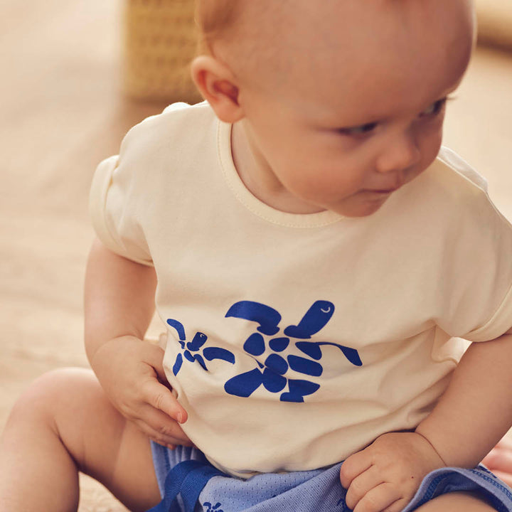 müsli TURTLE printet T-shirt med skildpadder T-shirt Tofu 011480102