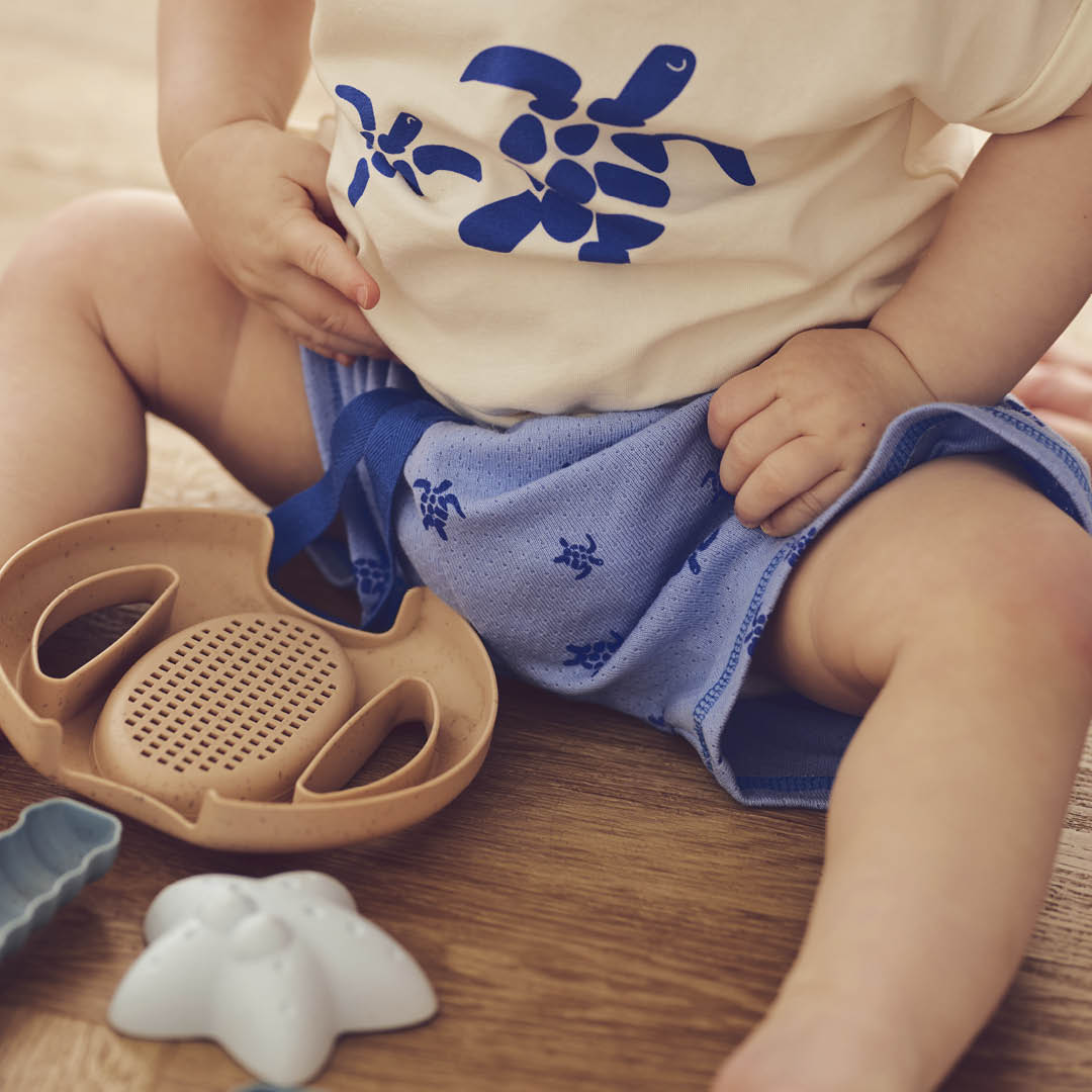 müsli TURTLE shorts med skildpadder Bukser Azure blue/ Shell blue 690000301