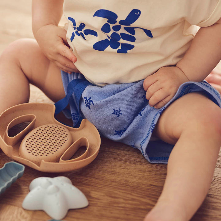 müsli TURTLE shorts med skildpadder Bukser Azure blue/ Shell blue 690000301