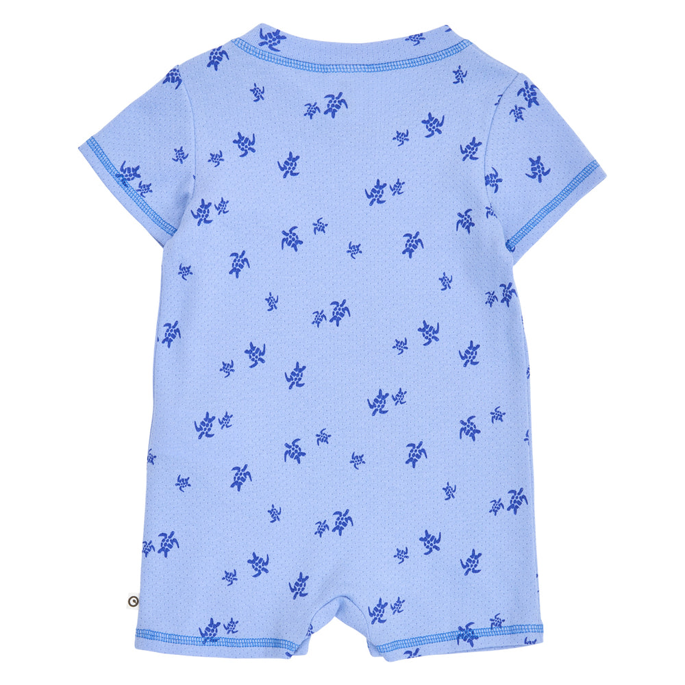 müsli TURTLE sommerdragt med skildpadder Bodystockings Azure blue/ Shell blue 690000301