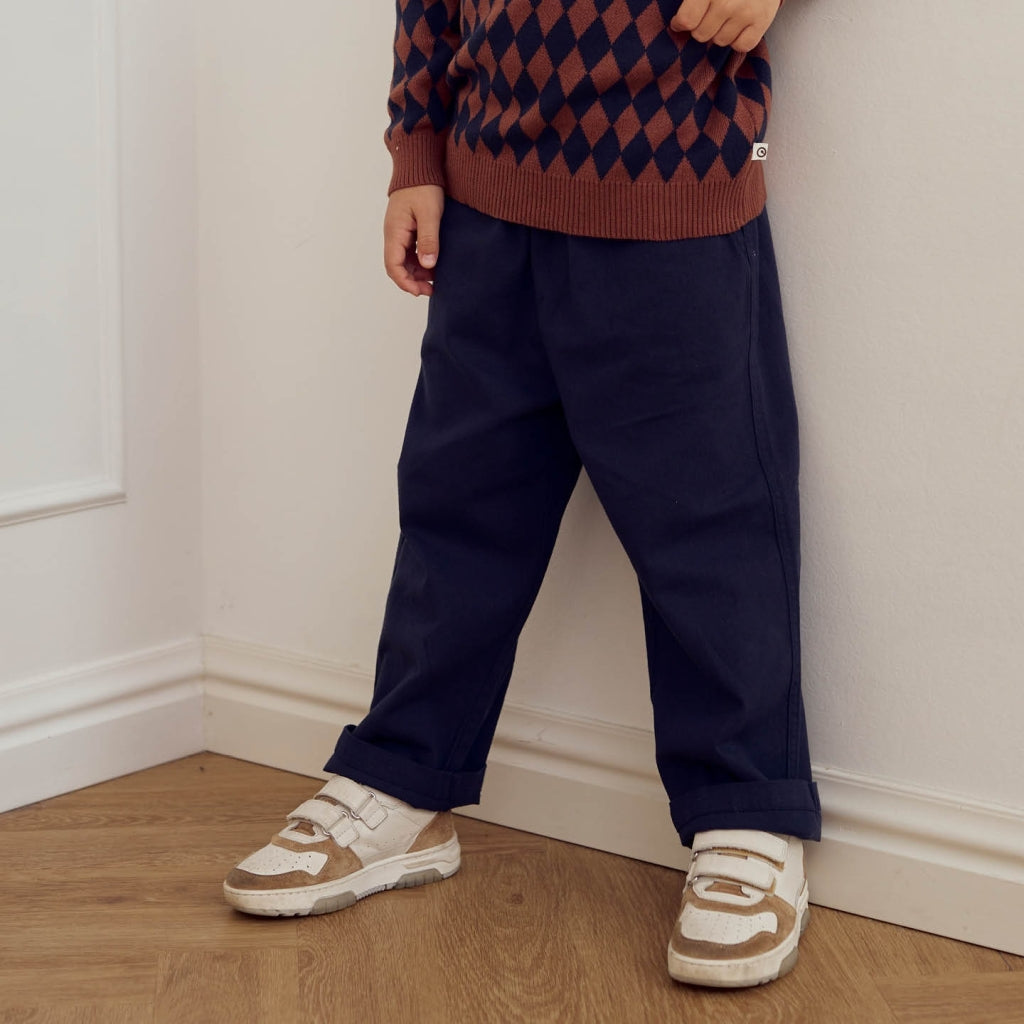 müsli TWILL bukser Bukser Night blue 019402301