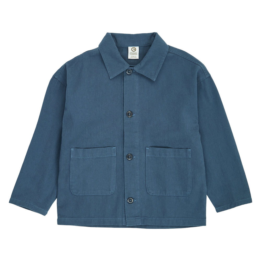 müsli TWILL jakke Langærmet bluse Navy 019403101