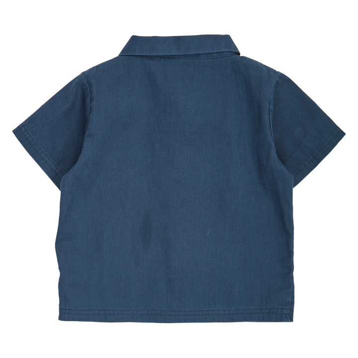 müsli TWILL kortærmet skjorte T-shirt Navy 019403101