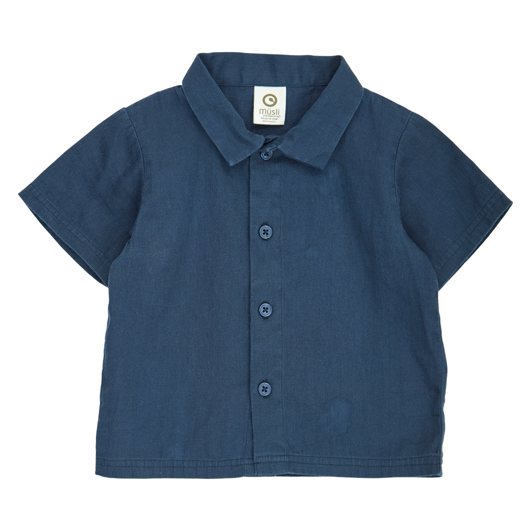 müsli TWILL kortærmet skjorte T-shirt Navy 019403101