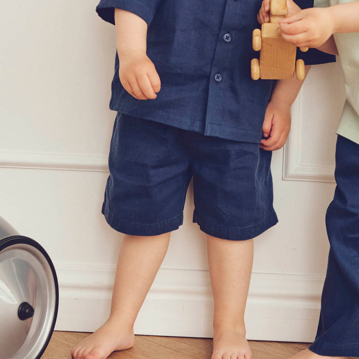 müsli TWILL shorts med lommer Bukser Navy 019403101