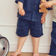 müsli TWILL shorts med lommer Bukser Navy 019403101