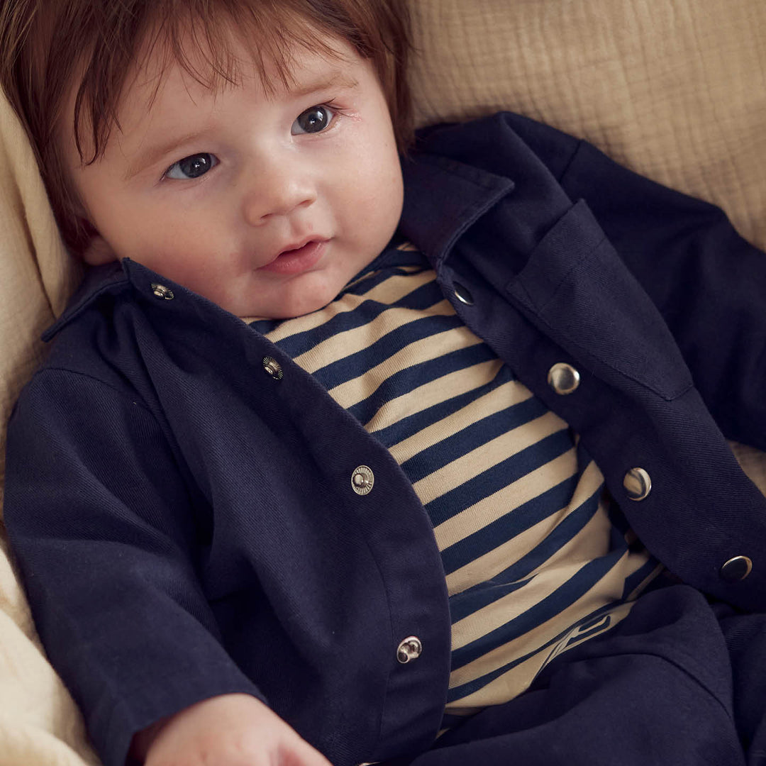 müsli TWILL skjorte Langærmet bluse Night blue 019402301