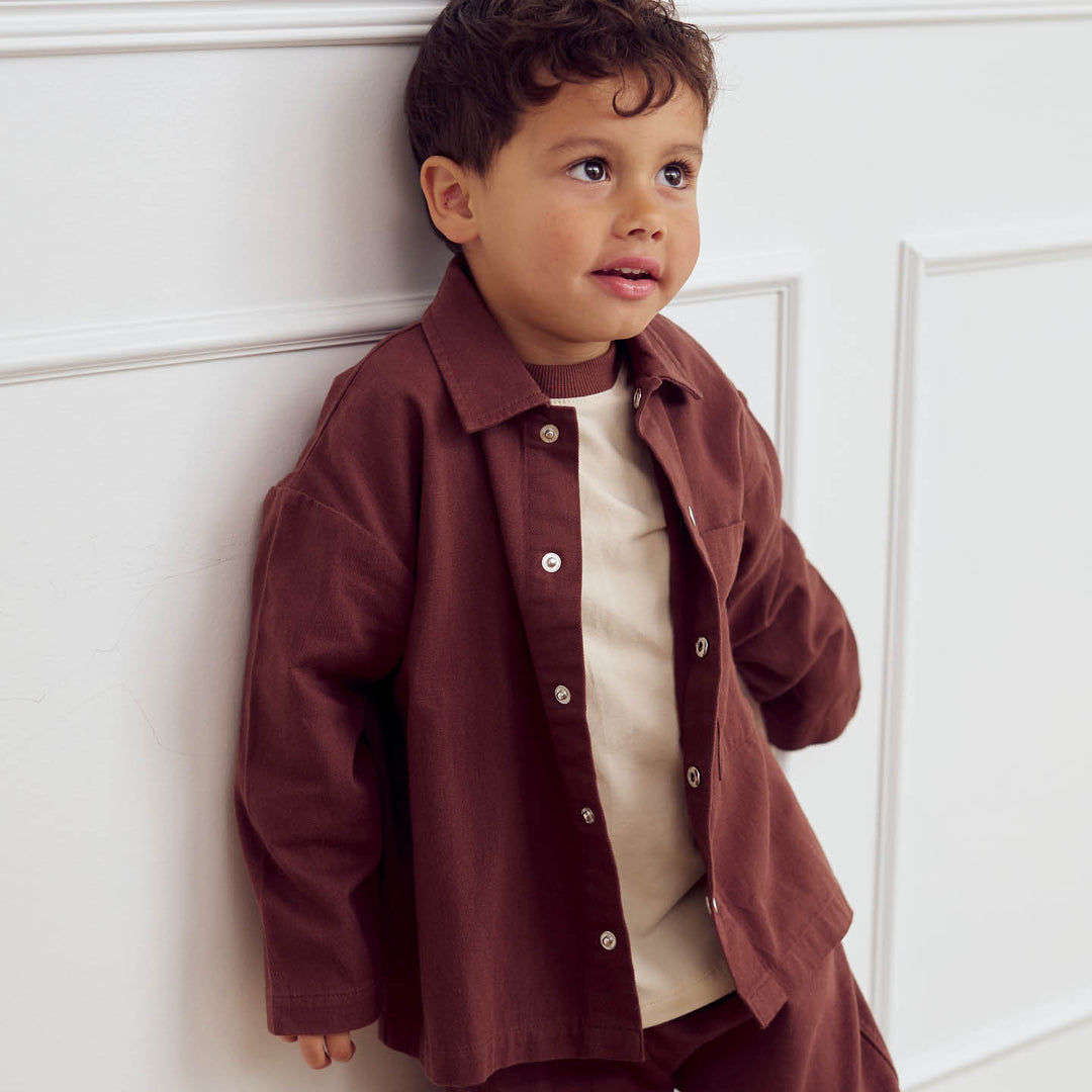 müsli TWILL skjorte Langærmet bluse Root 019122804