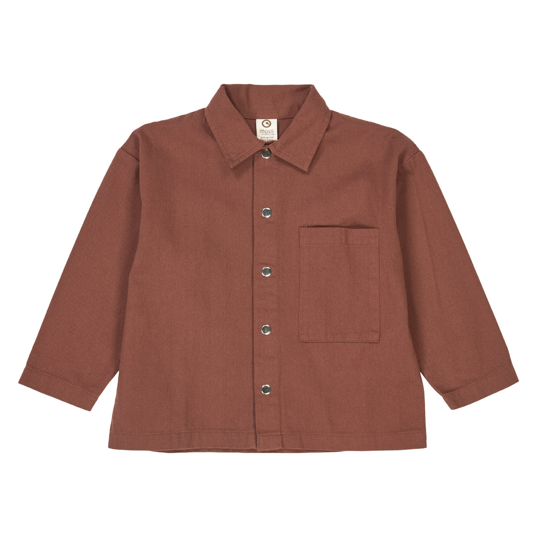 müsli TWILL skjorte Langærmet bluse Root 019122804