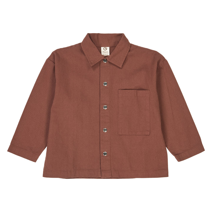 müsli TWILL skjorte Langærmet bluse Root 019122804
