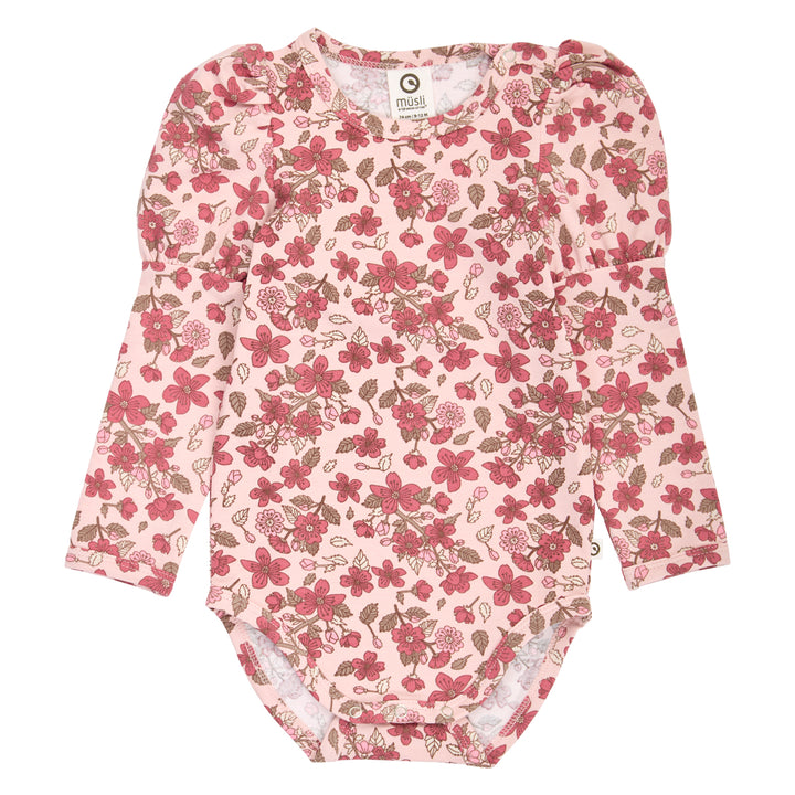 müsli VELORA body med pufærme Bodystockings Blush/ Baroque rose/ Mauve 690000331