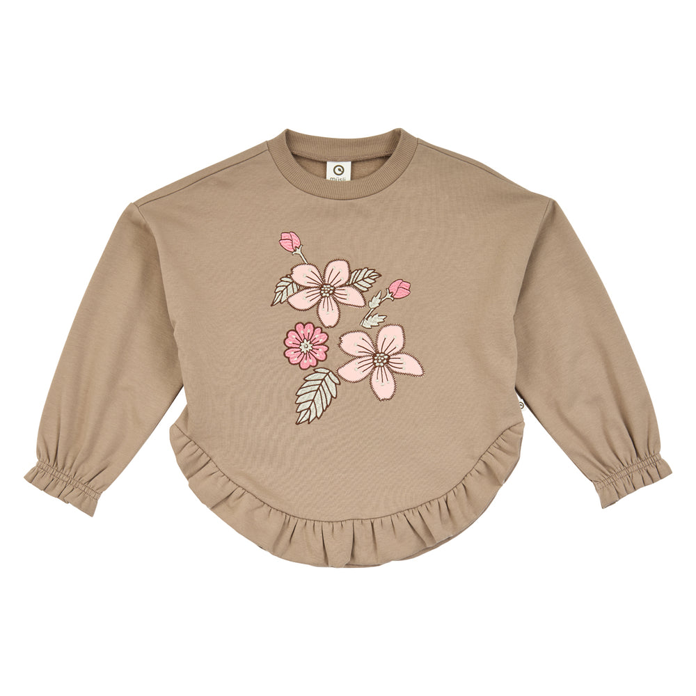 müsli VELORA flæse sweattrøje Langærmet bluse Walnut 017080802