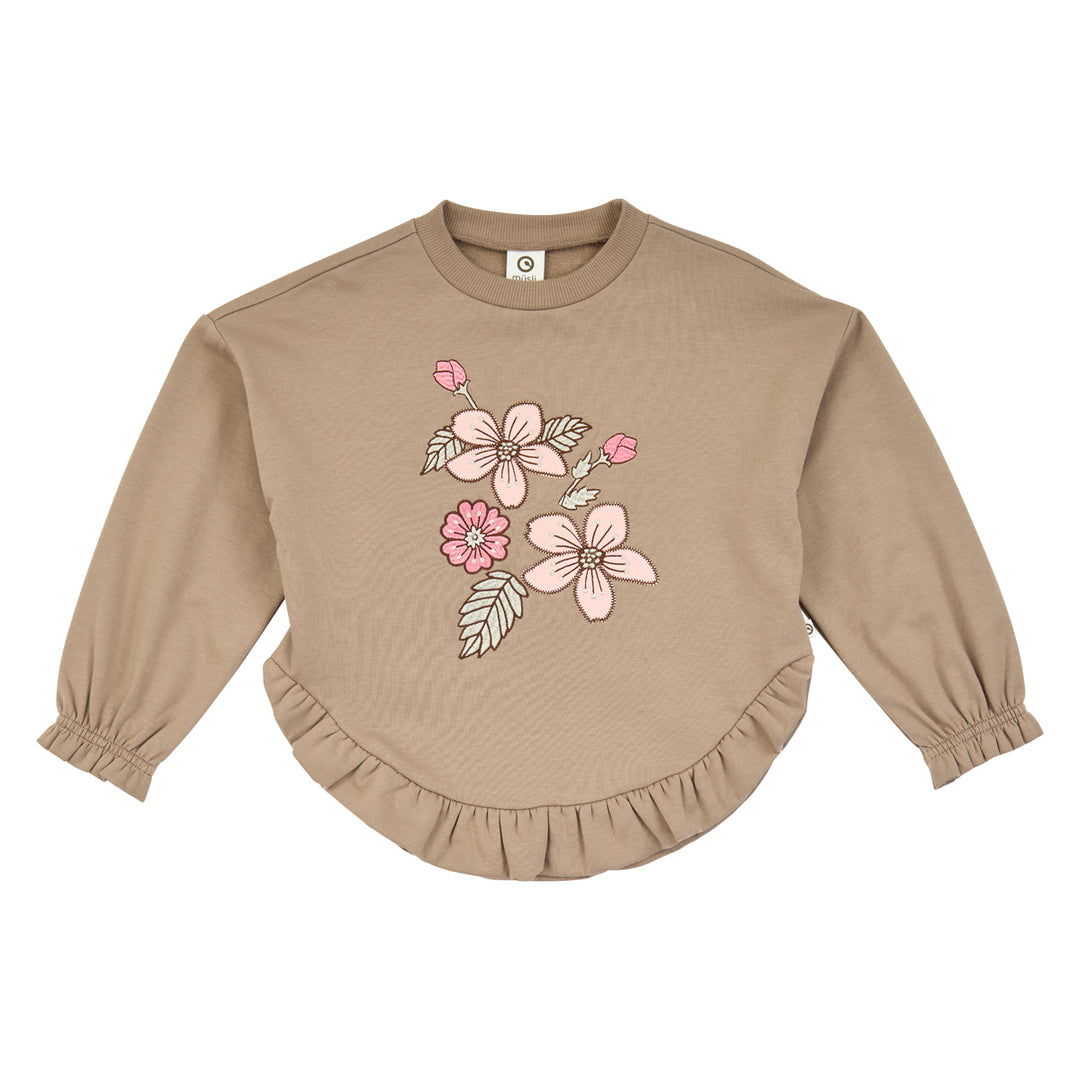 müsli VELORA flæse sweattrøje Langærmet bluse Walnut 017080802