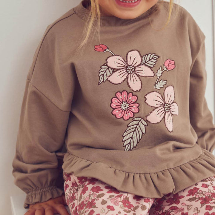 müsli VELORA flæse sweattrøje Langærmet bluse Walnut 017080802