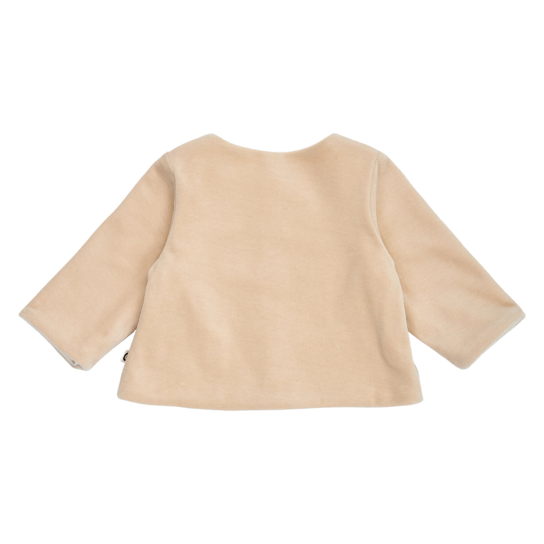 müsli VELOUR vendbar jakke Langærmet bluse Oat 013040401