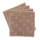 müsli Vaskeklude 4-pak Badekåber Walnut 017080802