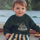 müsli WAFFLE sweattrøje Langærmet bluse Forest green 019591801