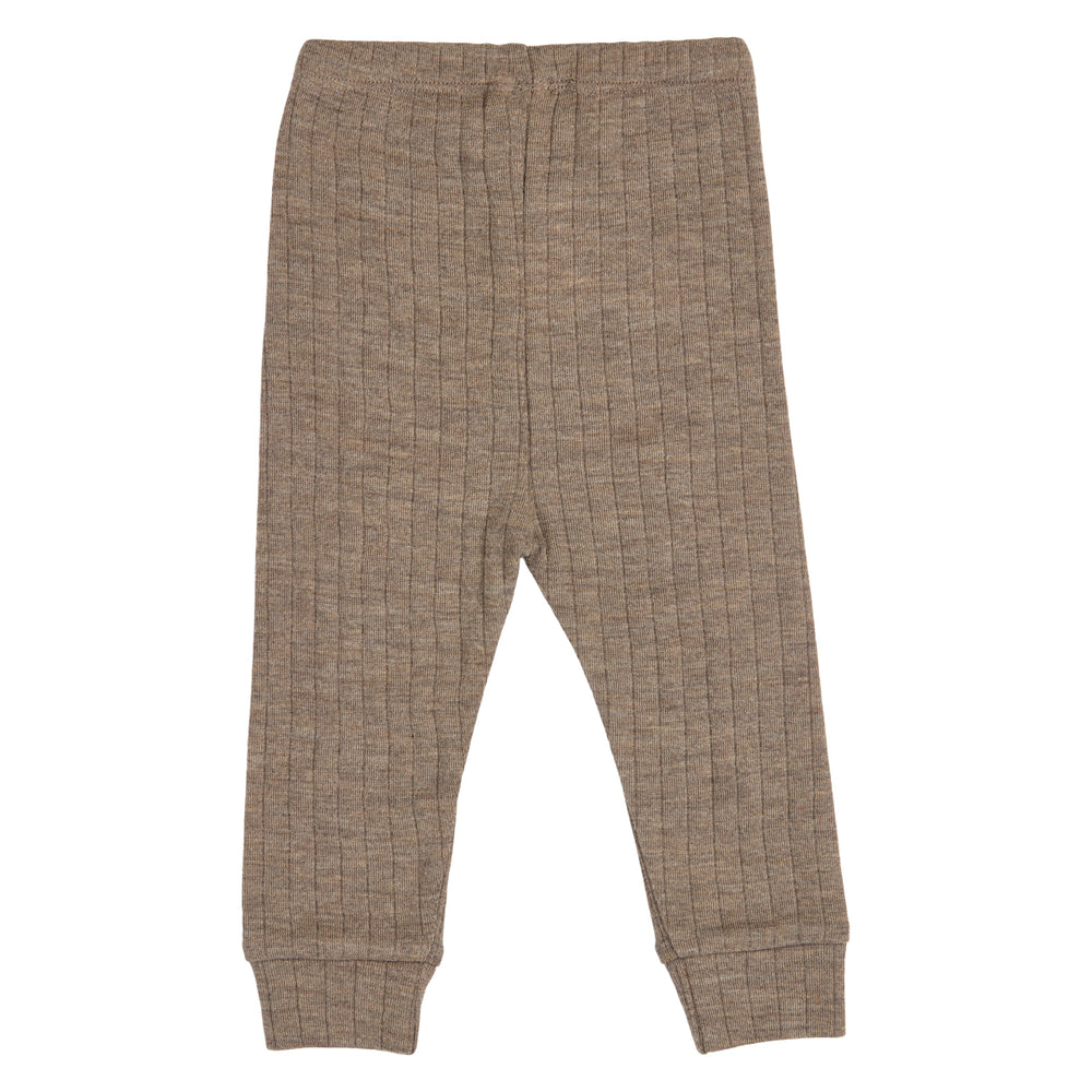 müsli WOOLLY RIB bukser Bukser Walnut melange 821000012