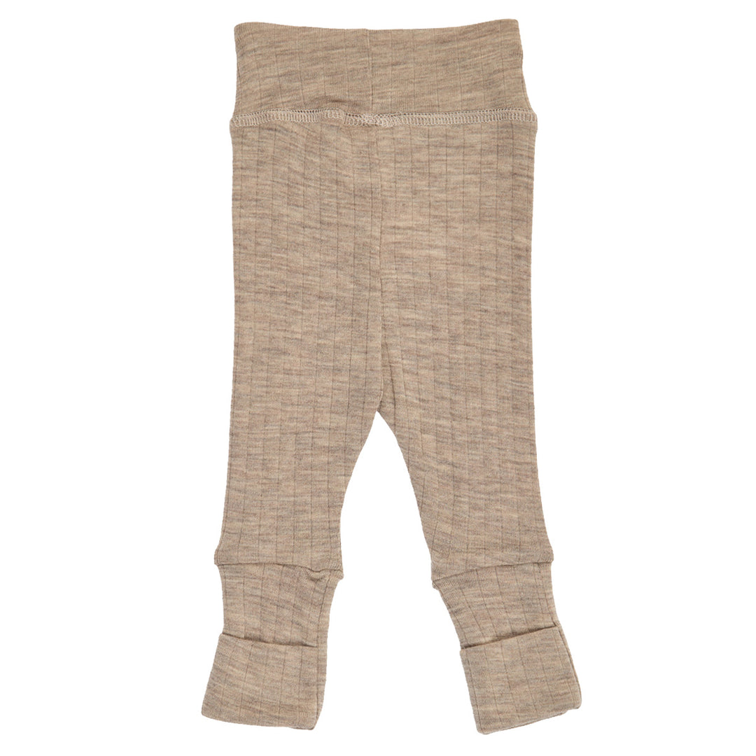 müsli WOOLLY RIB bukser med foldbare fødder Bukser Balsam melange 821000011