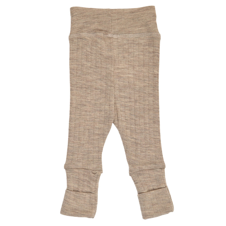 müsli WOOLLY RIB bukser med foldbare fødder Bukser Balsam melange 821000011