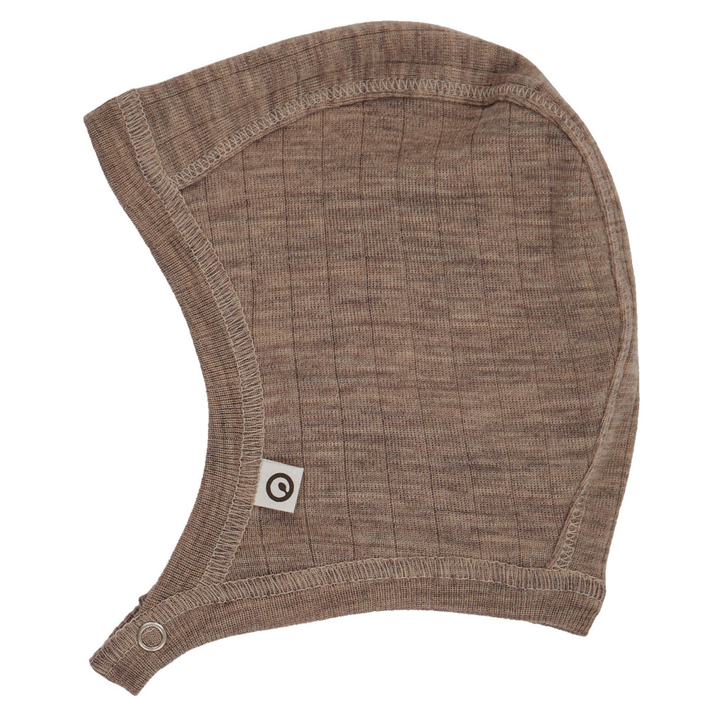 müsli WOOLLY RIB hat i merinould Huer Walnut melange 821000012