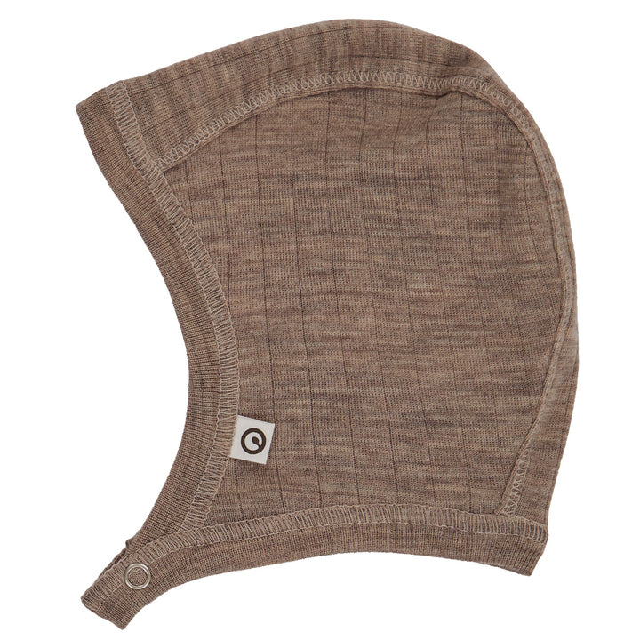 müsli WOOLLY RIB hat i merinould Huer Walnut melange 821000012