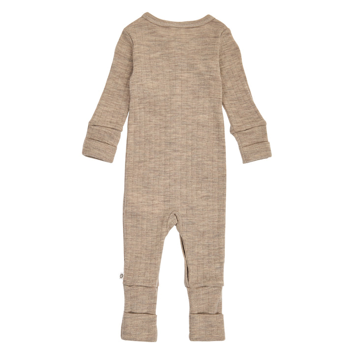 müsli WOOLLY RIB heldragt med fødder Bodystockings Balsam melange 821000011