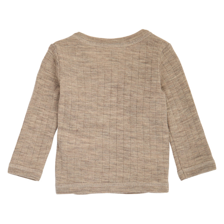 müsli WOOLLY RIB kryds cardigan Langærmet bluse Balsam melange 821000011